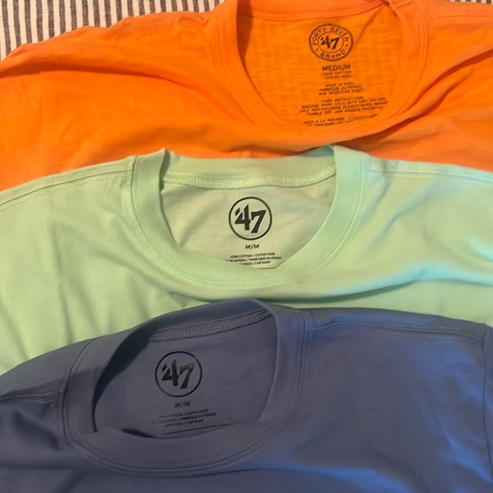 3 short sleeve 47 brand shirts